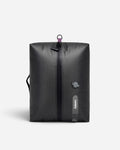 Multiple Lavnex Still Vac™ Jet Black vacuum compression bags floating against light gray background showing sleek design and modern aesthetic