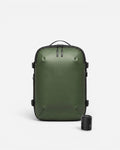 Front view of Lavnex ZoraPack Mini™ backpack in Forest Olive color with matte finish and minimalist design