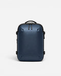 Front view of Lavnex ZoraPack Mini™ backpack in Midnight Navy color with matte finish and minimalist design