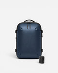 Front view of Lavnex ZoraPack Mini™ backpack in Midnight Navy color with matte finish and minimalist design