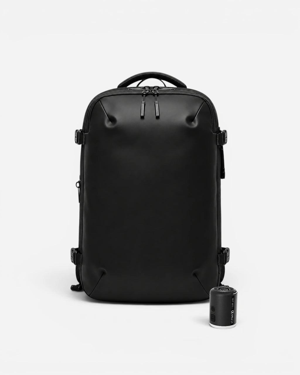 Front view of Lavnex ZoraPack Pro backpack with smooth matte finish