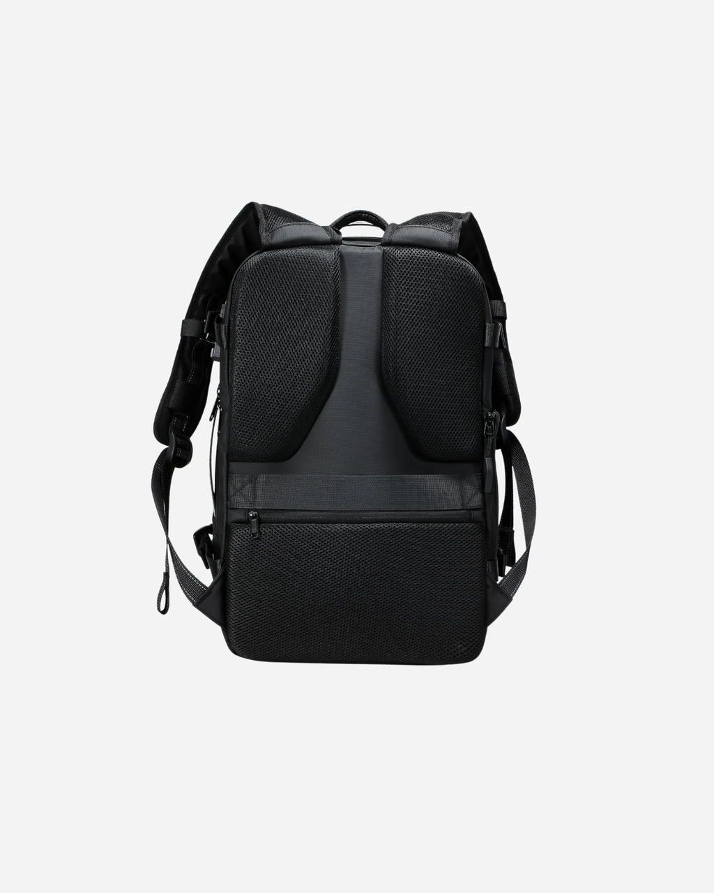 Lavnex SpacePack Pro rear view with padded back panel, ergonomic shoulder straps, and hidden zip pocket